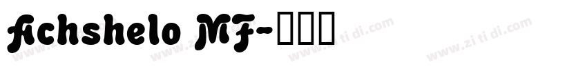 Achshelo MF字体转换